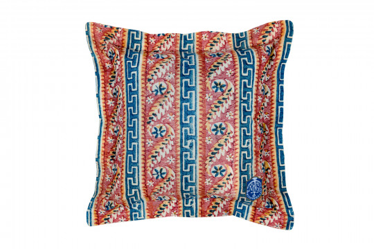 Mindthegap Samothraki Outdoor Cushion - Blue/ Red/ White/ Yellow - 50x50cm