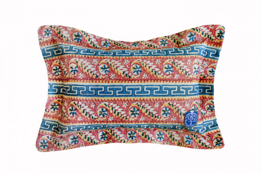 Mindthegap Samothraki Outdoor Cushion - Blue/ Red/ White/ Yellow - 60x40cm