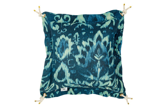 Mindthegap Ionian Cushion - Indigo/ Rope - 50x50cm