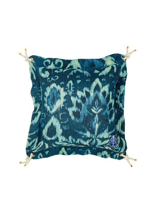 Mindthegap Ionian Cushion - Indigo/ Rope - 50x50cm