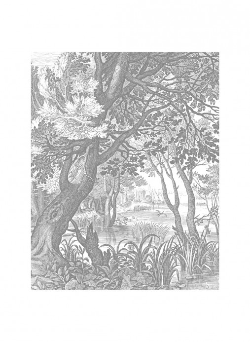 KEK Amsterdam Wandbild Engraved Landscapes 4 - XS