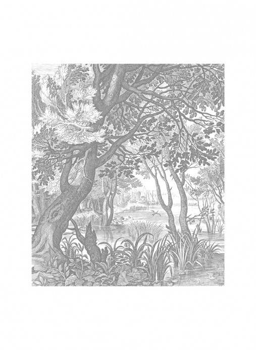 KEK Amsterdam Wandbild Engraved Landscapes 4 - S