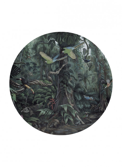 KEK Amsterdam Papier peint panoramique Tropical Landscapes 1 Circle - M - 1.9m