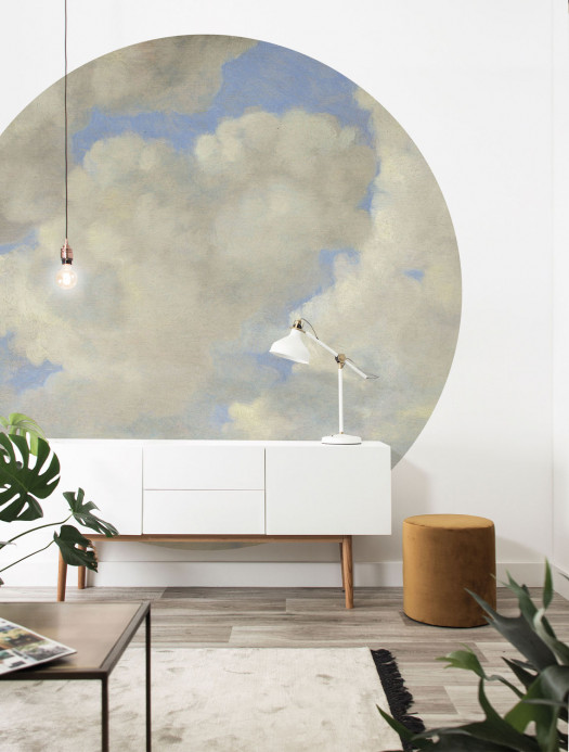 KEK Amsterdam Wandbild Golden Age Clouds 4 Circle - L - 2.375m