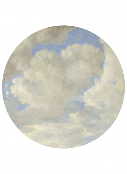 KEK Amsterdam Papier peint panoramique Golden Age Clouds 4 Circle - L - 2.375m