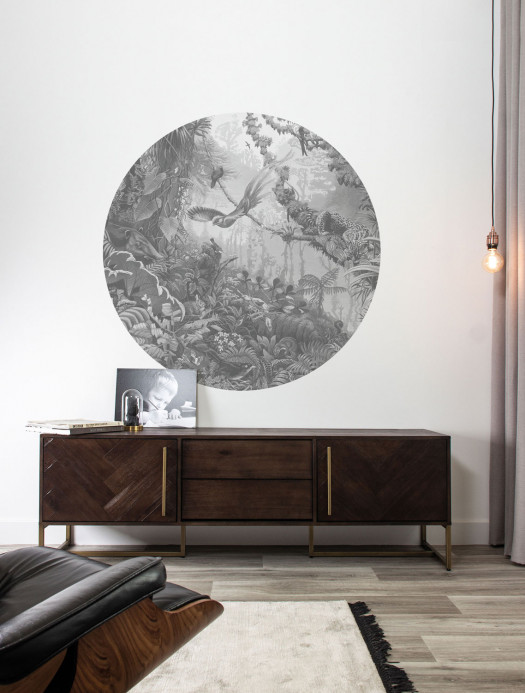 KEK Amsterdam Wandbild Tropical Landscapes 2 Circle - S - 1.425m