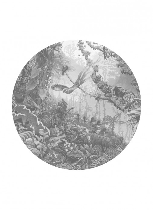 KEK Amsterdam Wandbild Tropical Landscapes 2 Circle - M - 1.9m