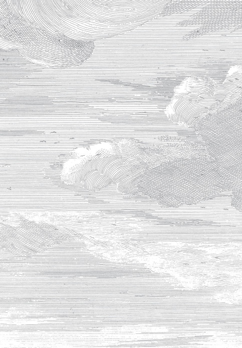 KEK Amsterdam Mural Engraved Clouds 1