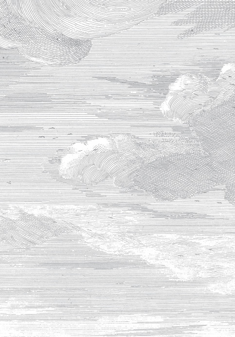 KEK Amsterdam Papier peint panoramique Engraved Clouds 1