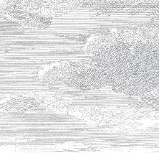KEK Amsterdam Wandbild Engraved Clouds 1 - L