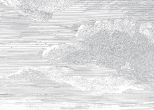 KEK Amsterdam Wandbild Engraved Clouds 1 - XL