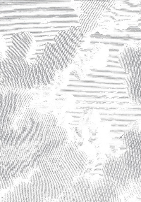 KEK Amsterdam Wandbild Engraved Clouds 2