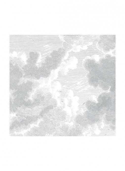 KEK Amsterdam Mural Engraved Clouds 2 - L