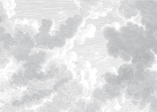 KEK Amsterdam Wandbild Engraved Clouds 2
