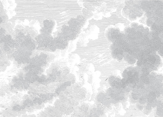 KEK Amsterdam Papier peint panoramique Engraved Clouds 2