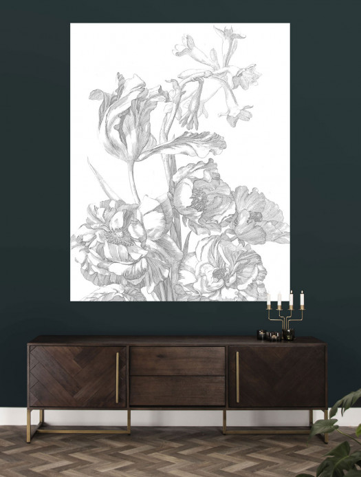 KEK Amsterdam Wandbild Engraved Flowers 4