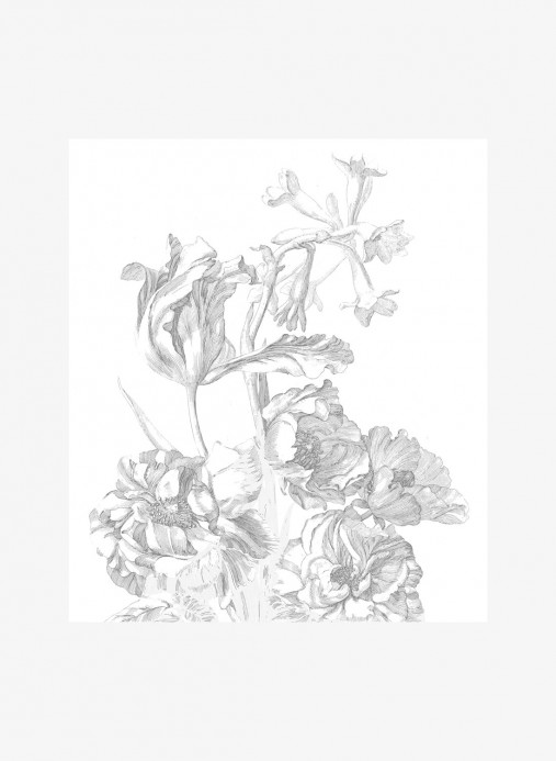 KEK Amsterdam Papier peint panoramique Engraved Flowers 4 - S