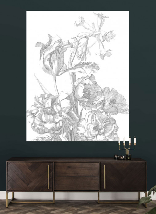 KEK Amsterdam Wandbild Engraved Flowers 4
