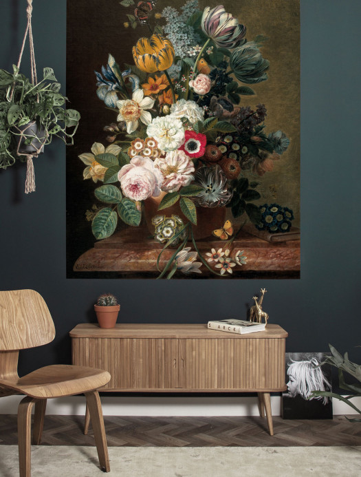 KEK Amsterdam Carta da parati panoramica Golden Age Flowers 12 - XS