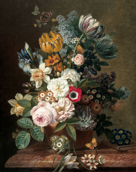 KEK Amsterdam Carta da parati panoramica Golden Age Flowers 12 - XS