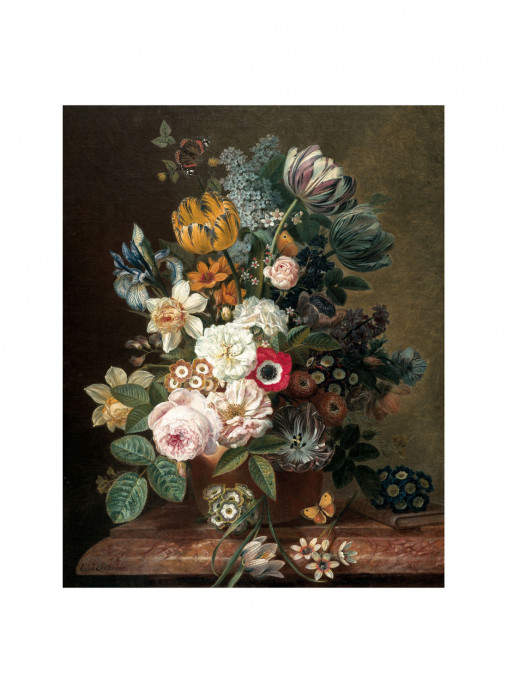 KEK Amsterdam Carta da parati panoramica Golden Age Flowers 12 - XS