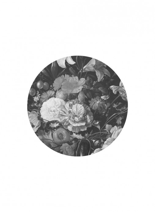 KEK Amsterdam Wandbild Golden Age Flowers 10 Circle - S - 1.425m