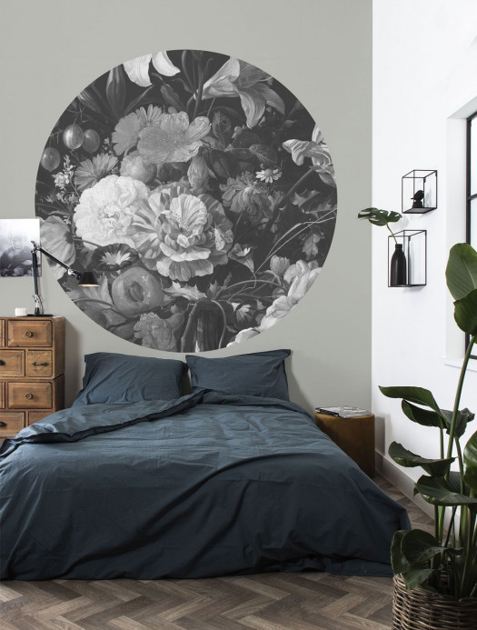 KEK Amsterdam Mural Golden Age Flowers 10 Circle