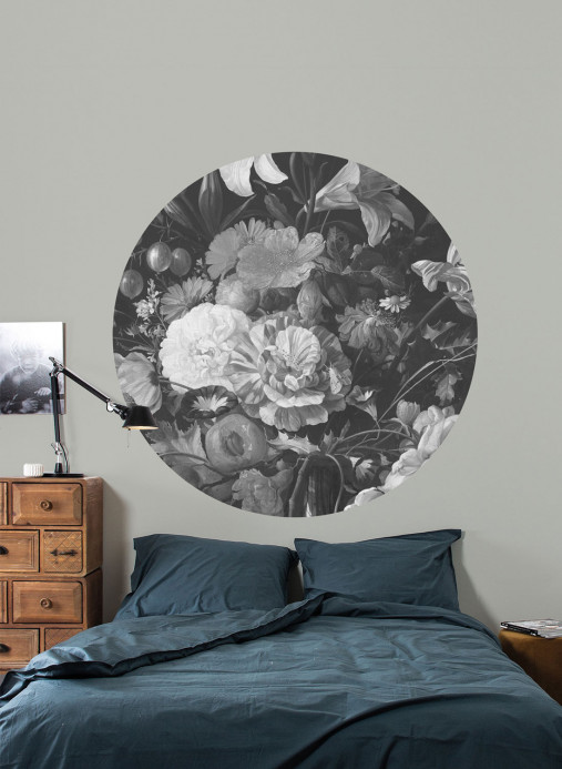 KEK Amsterdam Mural Golden Age Flowers 10 Circle