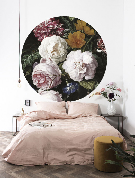KEK Amsterdam Mural Golden Age Flowers 1 Circle