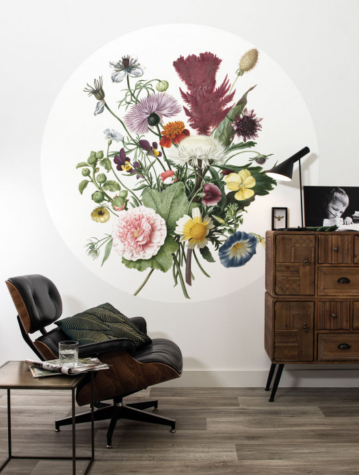 KEK Amsterdam Mural Wild Flowers Circle
