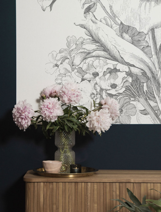 KEK Amsterdam Wandbild Engraved Flowers 2 - XS