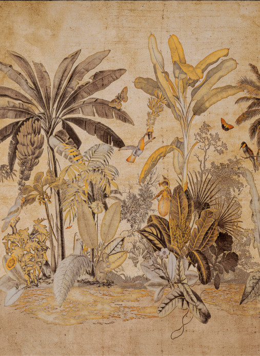 Arte International Wandbild Milk and Honey - Gold Storm