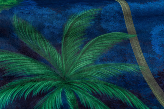 Arte International Mural Ciel Tropical - Bright Midnight