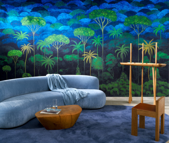 Arte International Mural Ciel Tropical - Bright Midnight