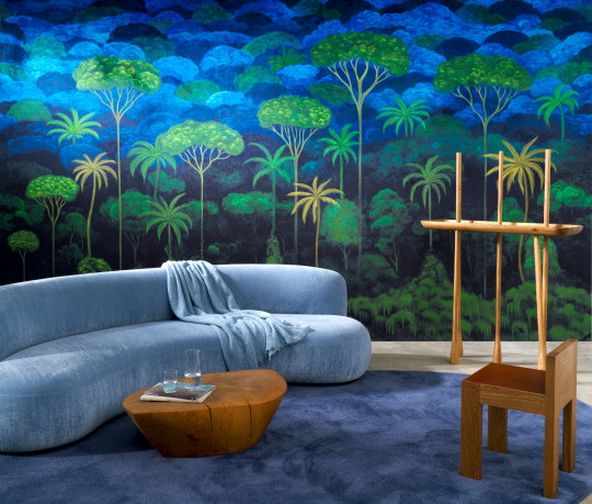 Arte International Papier peint panoramique Ciel Tropical - Bright Midnight