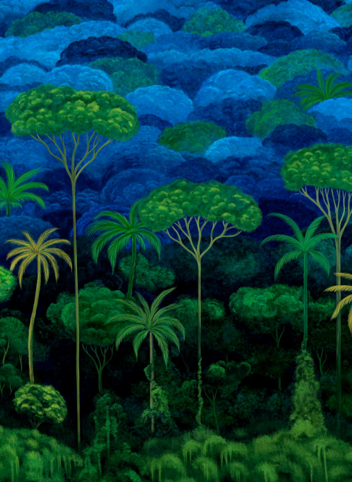 Arte International Mural Ciel Tropical - Bright Midnight