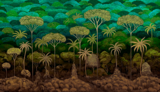 Arte International Wandbild Ciel Tropical - Emerald Forest