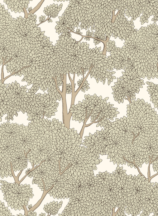 Josephine Munsey Tapete Stockend Woods - Cotswold White/ Maitland Green