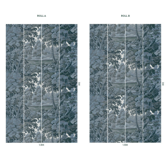 House of Hackney Tapete Plantasia - Indigo