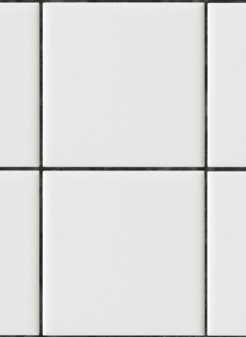 Rebel Walls Wallpaper Square Tiles - Clean White