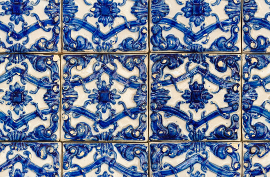 Rebel Walls Carta da parati Artisan Tiles - Morocco Blue