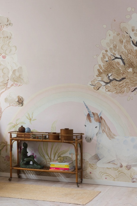 Rebel Walls Mural Unicorn Dream - Bubblegum