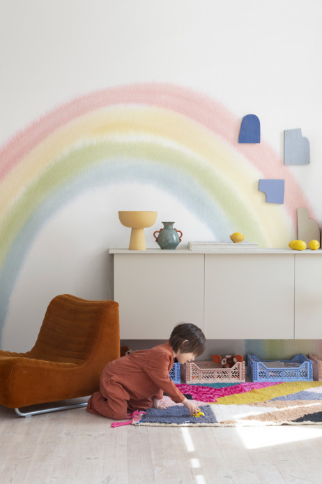 Rebel Walls Wandbild Rainbow