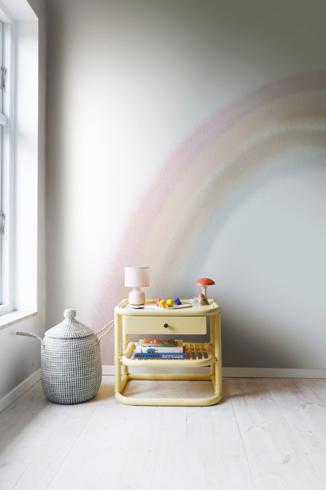 Rebel Walls Mural Rainbow - Soft