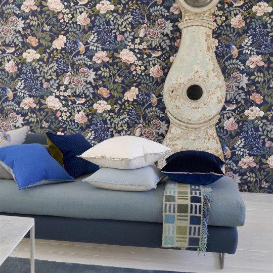 Designers Guild Tapete Porcelaine de Chine - Midnight