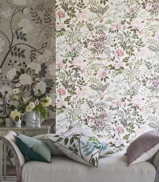 Designers Guild Carta da parati Porcelaine de Chine - peony