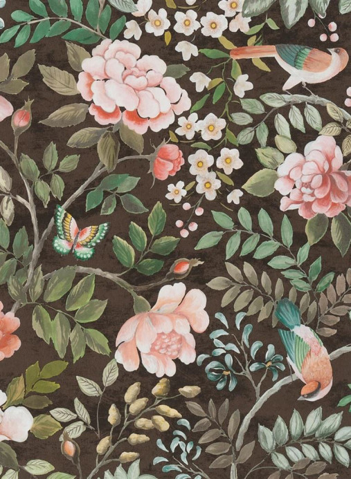 Designers Guild Tapete Porcelaine de Chine - Chocolate