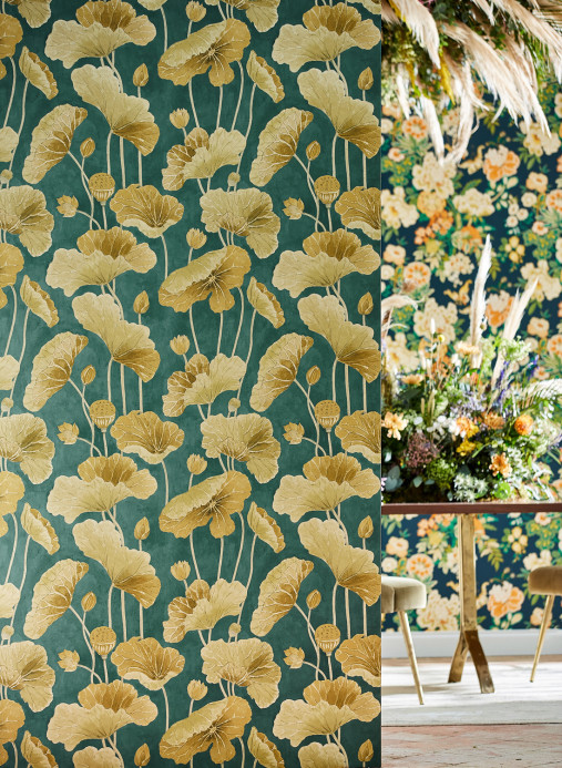 Sanderson Wallpaper Lotus Leaf