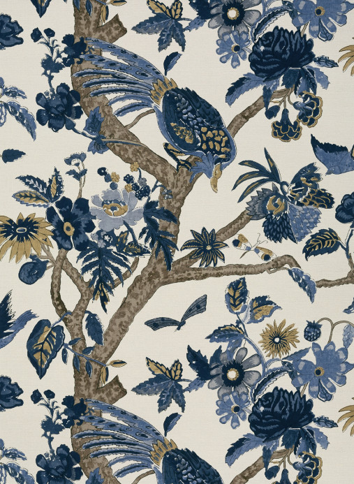 Thibaut Tapete Coromandel - Navy