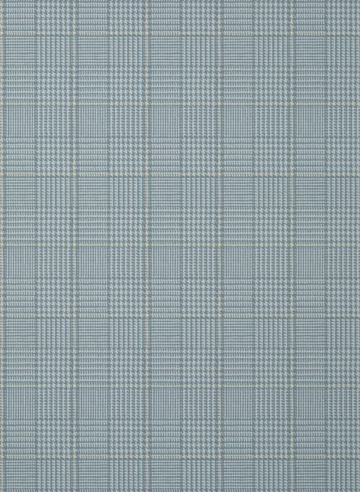 Thibaut Wallpaper Grassmarket Check - Slate Blue